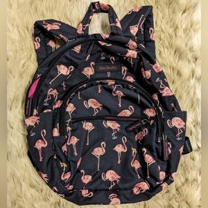 Vera Bradley Small Flamingo Pink and Navy  Backpack